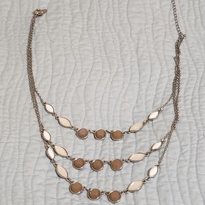 LIKE NEW- New York & Company Sterling Silver Necklace